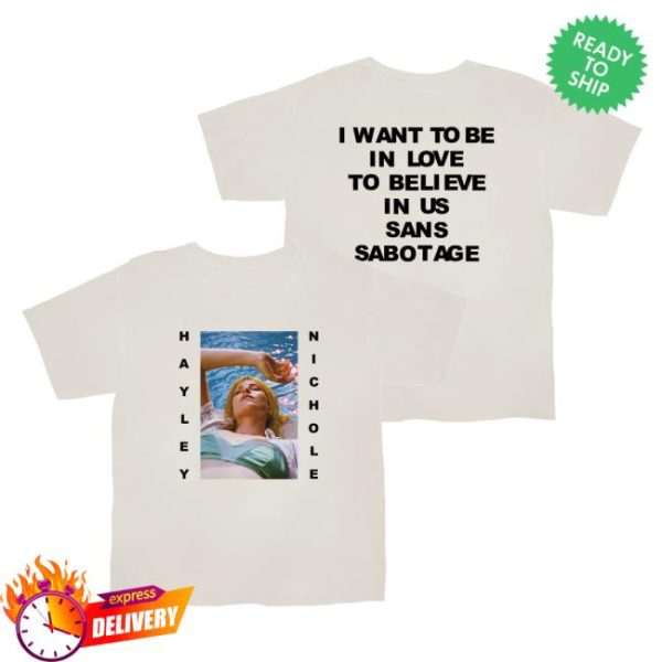 Hayley Williams Store Merch Photo Ivory Tee