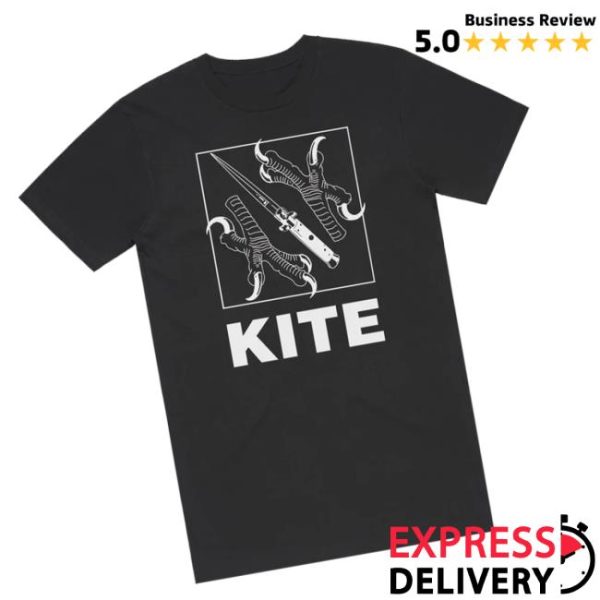 Kitehq Store Merch Kite Claws & Dagger Black T-Shirt