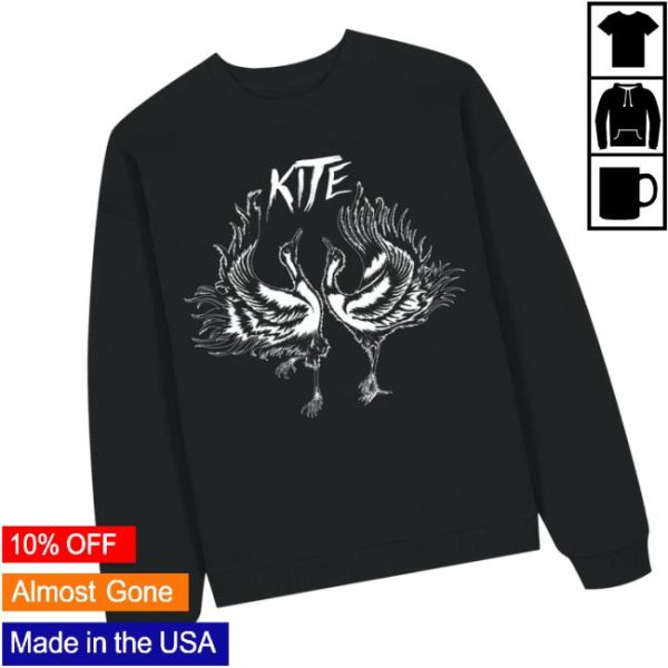 Kitehq Store Merch Cranes Sweatshirt By Ragnar Persson Sweatshirt