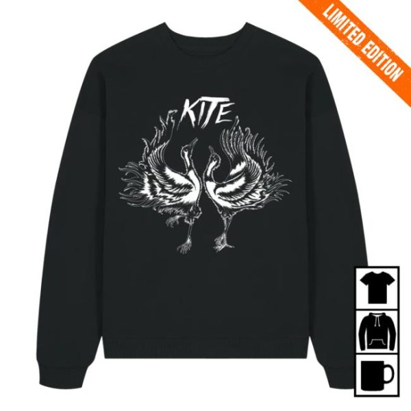 Kitehq Store Merch Cranes Sweatshirt By Ragnar Persson Sweatshirt