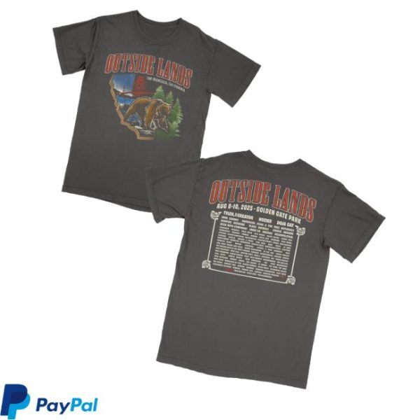 Outside Lands Shop Merch Store Bear Event Tee