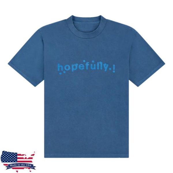 Loyle Carner Merch Store Shop Hopefully Blue Overdye T-Shirt