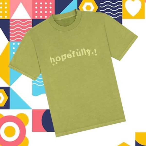 Loyle Carner Merch Store Shop Hopefully Green Overdye T-Shirt