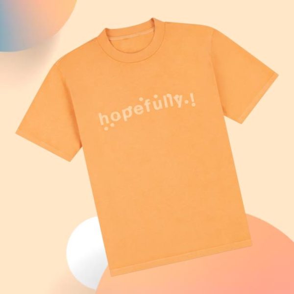 Loyle Carner Merch Store Shop Hopefully Orange Overdye T-Shirt