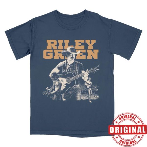 Riley Green Merch Store Shop Collage Photo Tee