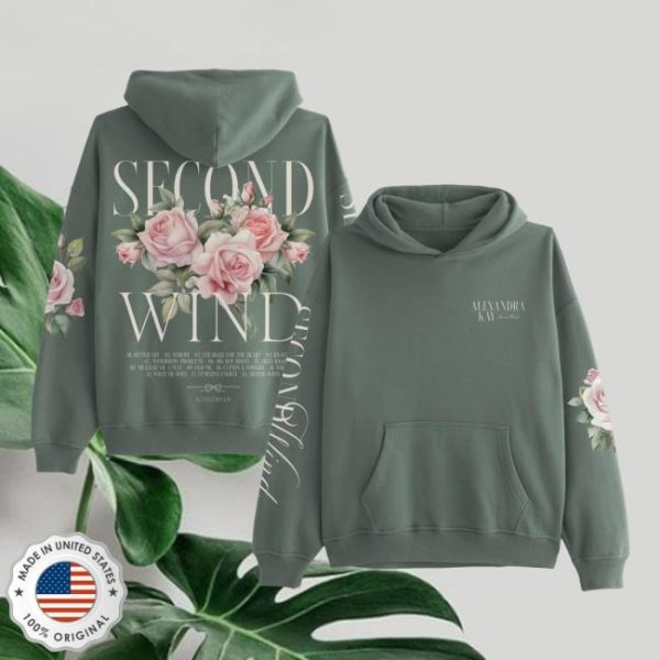 Alexandra Kay Merch Store Shop Second Wind Pigment Alpine Green Hoodie