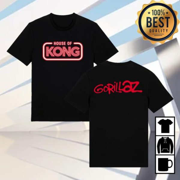 Gorillaz Official Store Merch Shop Hok Logo T-Shirt