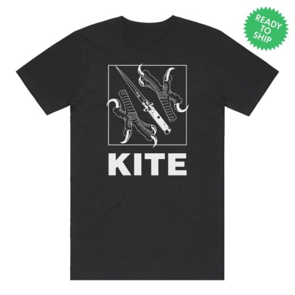 Kite Official Merch Store Shop Kite Claws And Dagger T-Shirt Black