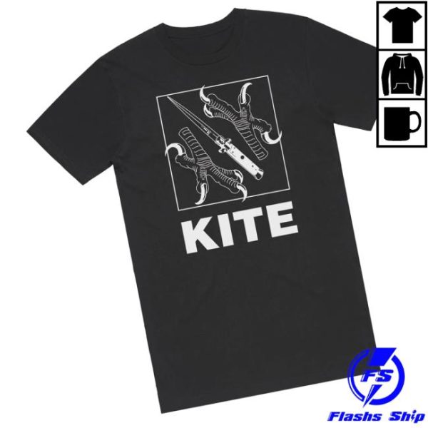 Kite Official Merch Store Shop Kite Claws And Dagger T-Shirt Black
