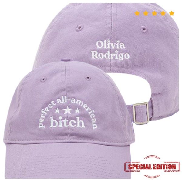 Olivia Rodrigo Store Merch Perfect All-American Bitch Dad Hat