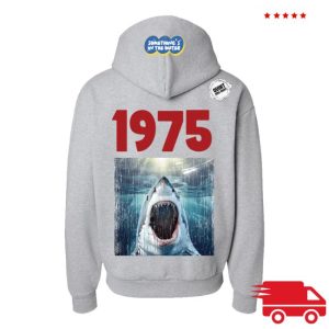 Brodenim Store Merch 1975 Shark Pre Patched Hoodie