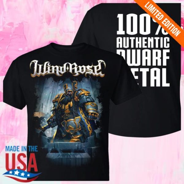 Wind Rose Official Store Merch Authentic Dwarf Metal T-Shirt