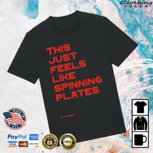 Wasteheadquarters Store Merch Spinning Plates Black T-Shirt