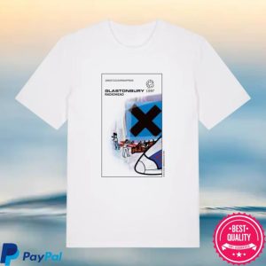 Wasteheadquarters Store Merch Glastonbury 97 White T-Shirt