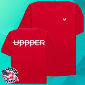 Upper Store Merch Core T-Shirt – Red W White Logo