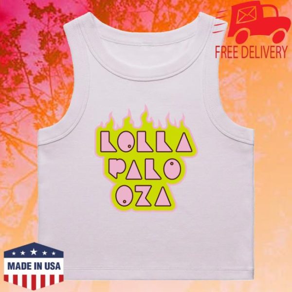 Lollapalooza Merch Store Shop Lolla Blaze Tank