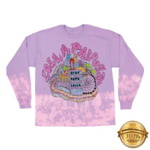 Lollapalooza Merch Store Shop Skyline Lineup Long Sleeve Tee