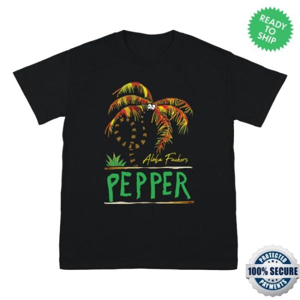 Pepper Merch Store Shop Twisted Palm Tee