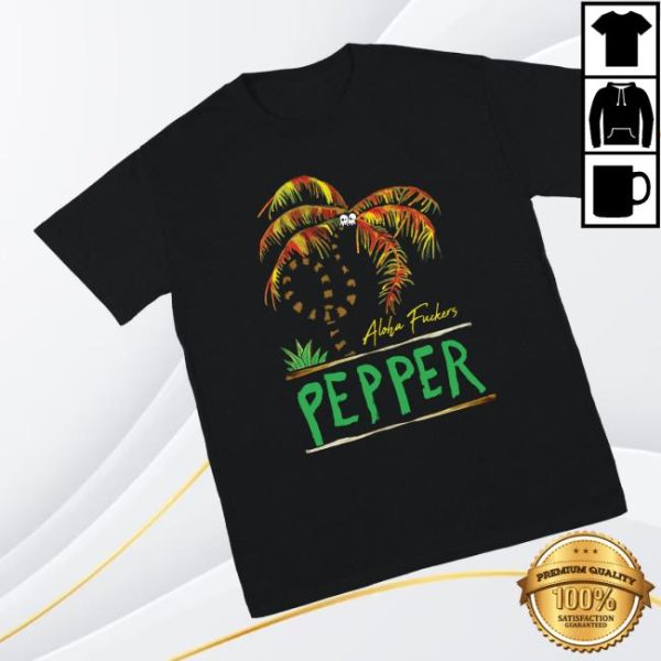 Pepper Merch Store Shop Twisted Palm Tee