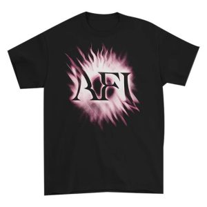 A Fire Inside Afi Merch Store Shop Silver Bleeds The Black Sun Pink Logo Tee