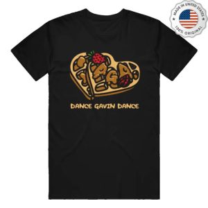 Dance Gavin Dance Store Merch Shop Waffle Black T-Shirt
