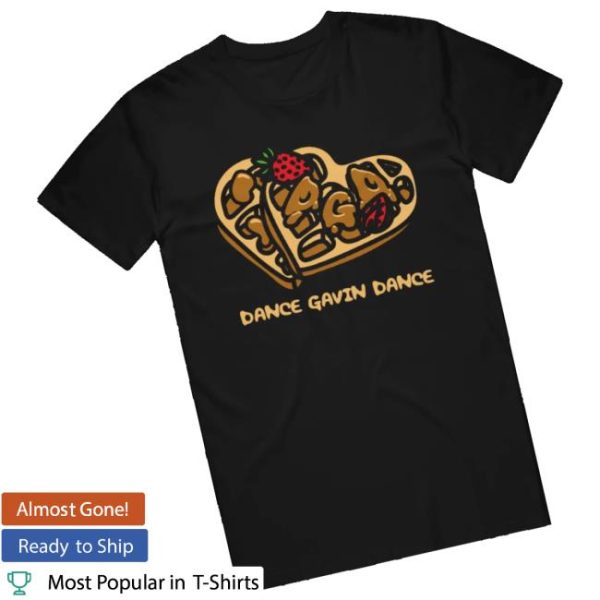 Dance Gavin Dance Store Merch Shop Waffle Black T-Shirt