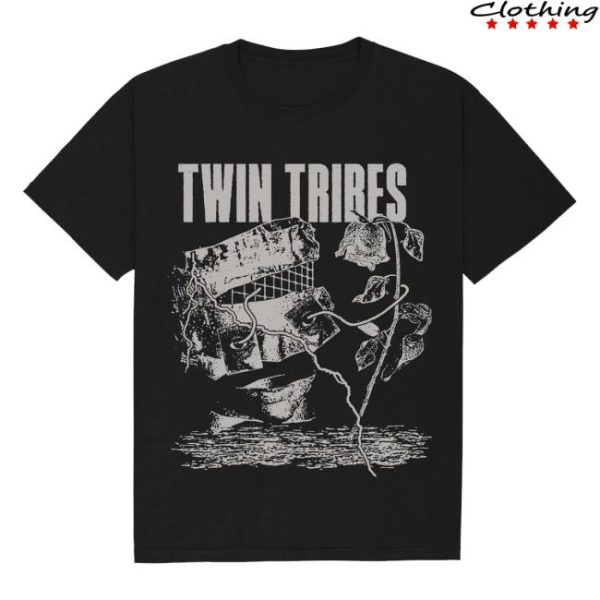 Twin Tribes Merch Store Shop Unraveled Rose Tee