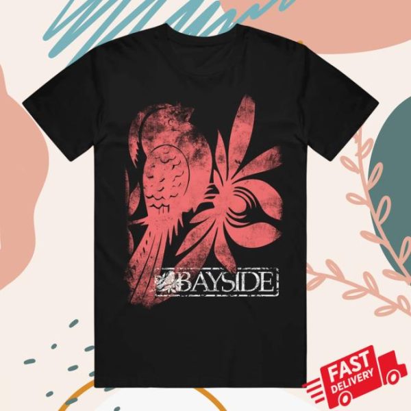 Bayside Store Shop Merch Shudder Bird Black T-Shirt