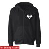 kenny rainbow kitten surprise logo store merch bones zip up hoodie