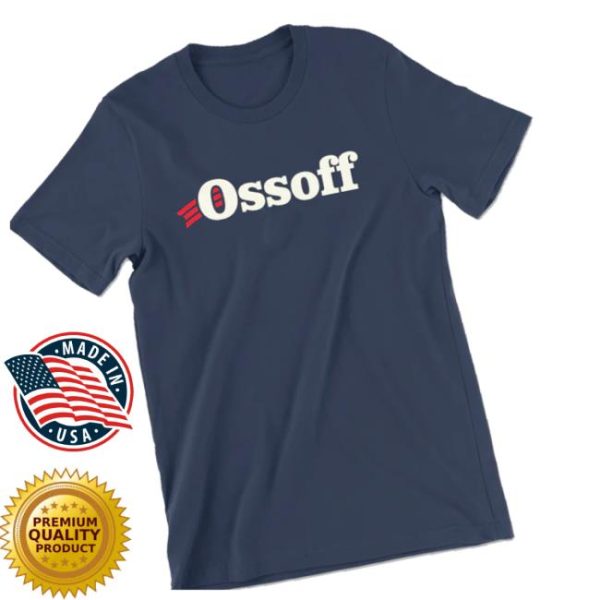 Ossoff For Senate Webstore Merch Shop Classic Logo Navy Tee