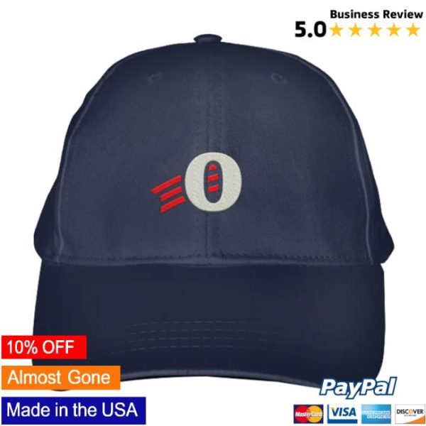 Ossoff For Senate Webstore Merch Shop Embroidered Baseball Navy Cap