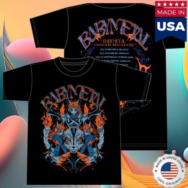 Babymetal Store Uk Merch Apparel 123 Thunder Tee