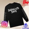 Sirens Merch Store Shop Serif Text Logo Black Pullover Hoodie