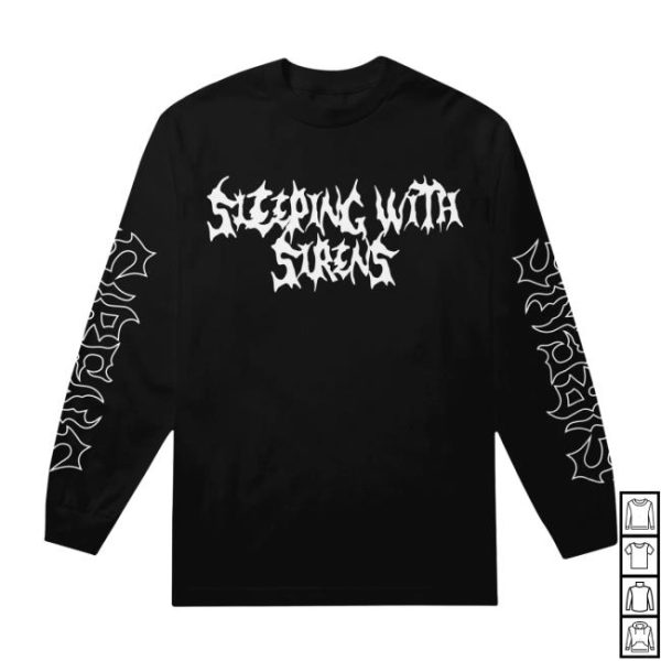 Sirens Merch Store Shop Emo Metal Black Long Sleeve