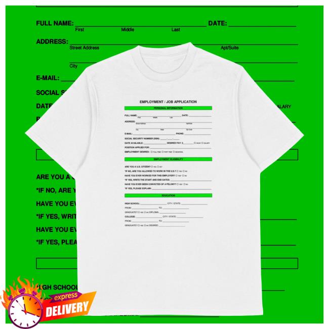 Dogecore Store Merch Employment Application Shirt - Newest Fashion Trends
