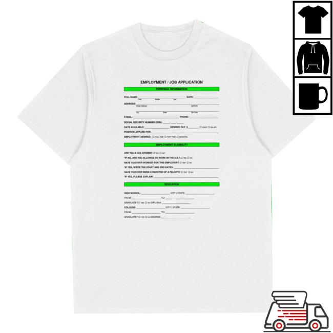 Dogecore Store Merch Employment Application Shirt - Newest Fashion Trends