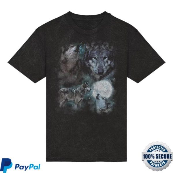 Alveus Sanctuary Merch Store Shop Wolf Acid Wash T-Shirt