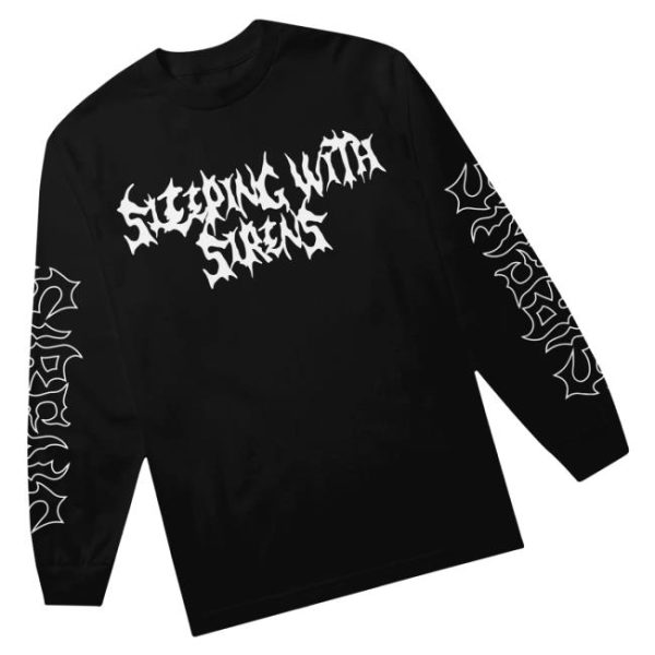 Sleeping With Sirens Merch Store Shop Emo Metal Black Long Sleeve