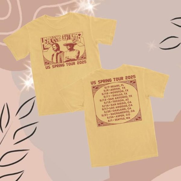 Hermanos Gutiérrez Store Merch Tour Tee Us Spring Tour Shirt