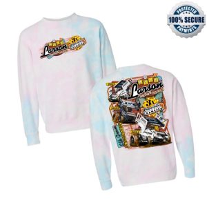 Shopkylelarson Store Merch Winners’ Row Design Adult Tie-Dye Cotton Candy Crewneck Sweatshirt