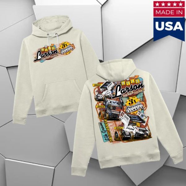 Shopkylelarson Store Merch Winners’ Row Design Adult Oatmeal Hooded Sweatshirt