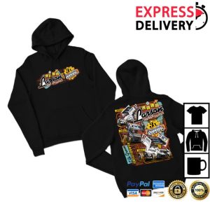 Shopkylelarson Store Merch Winners’ Row Design Adult Black Hooded Sweatshirt