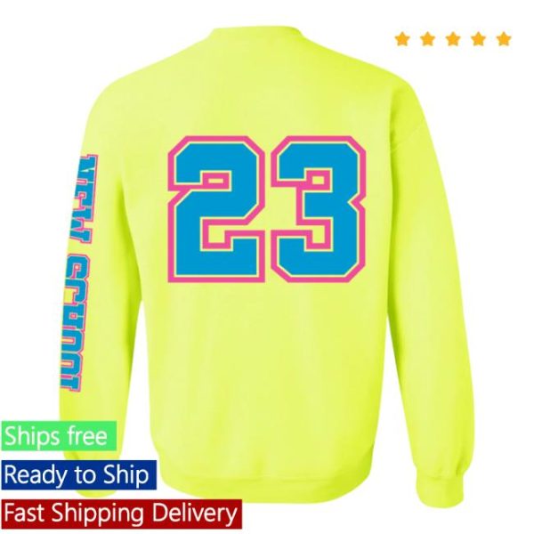 Paramount Shop Store Merch Wild ‘N Out Neon Yellow New School Adult Crewneck Sweatshirt