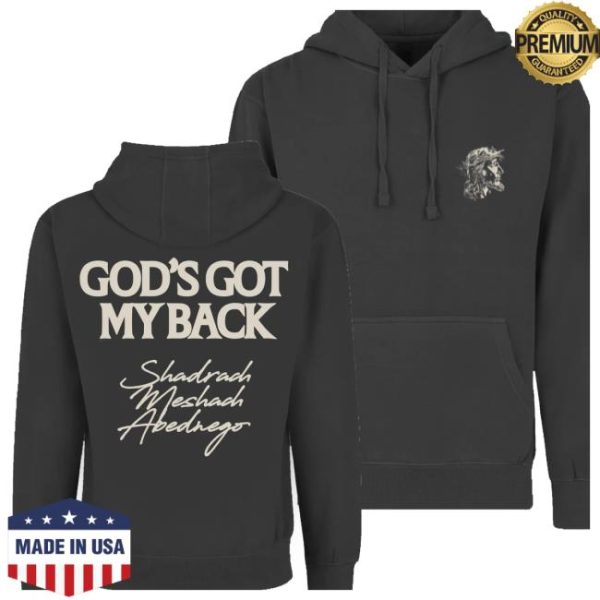 Brandon Lake Store Merch God’s Got My Back Black Hoodie