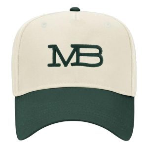 Maddox Batson Merch Store Shop Mb Logo Snapback Cream Green