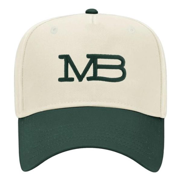 Maddox Batson Merch Store Shop Mb Logo Snapback Cream Green
