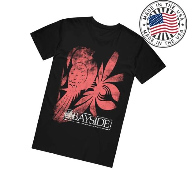 Bayside Merch Store Shop Shudder Bird Black T-Shirt