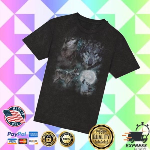 Alveussanctuary Merch Store Shop Wolf Acid Wash T-Shirt