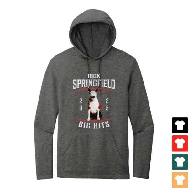 Rick Springfield Store Merch Featherweight Big Hits Hoodie
