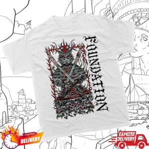 Closed Casket Activities Store Merch Foundation Samurai White T-Shirt